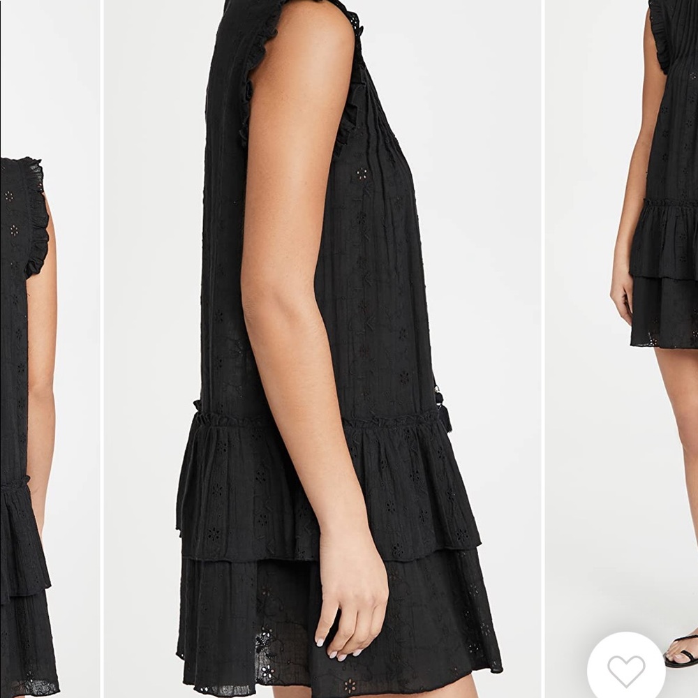Playa Lucila Eyelet Black Dress/Coverup, size small, worn once - Picture 3 of 3